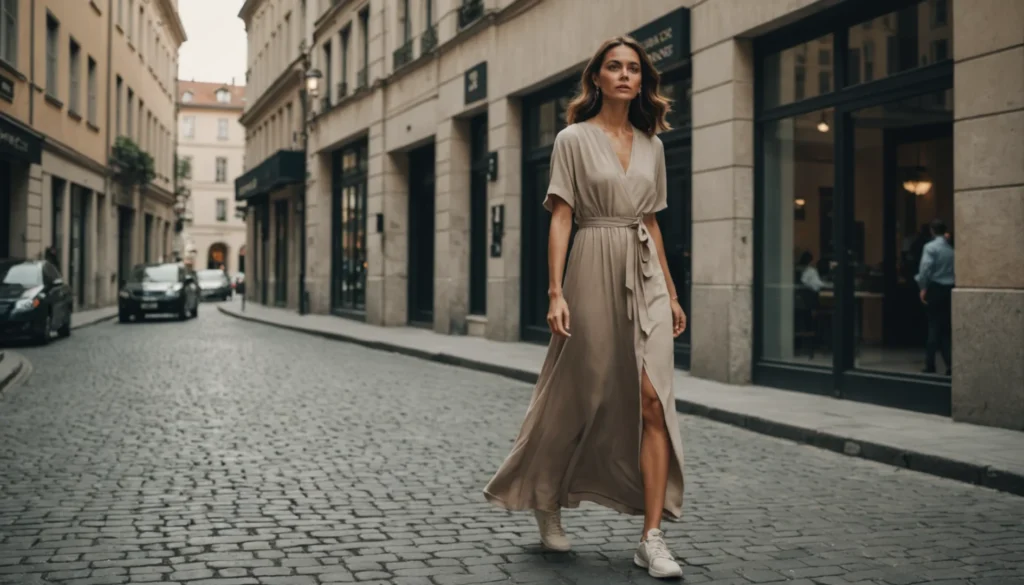 baskets avec robe longue