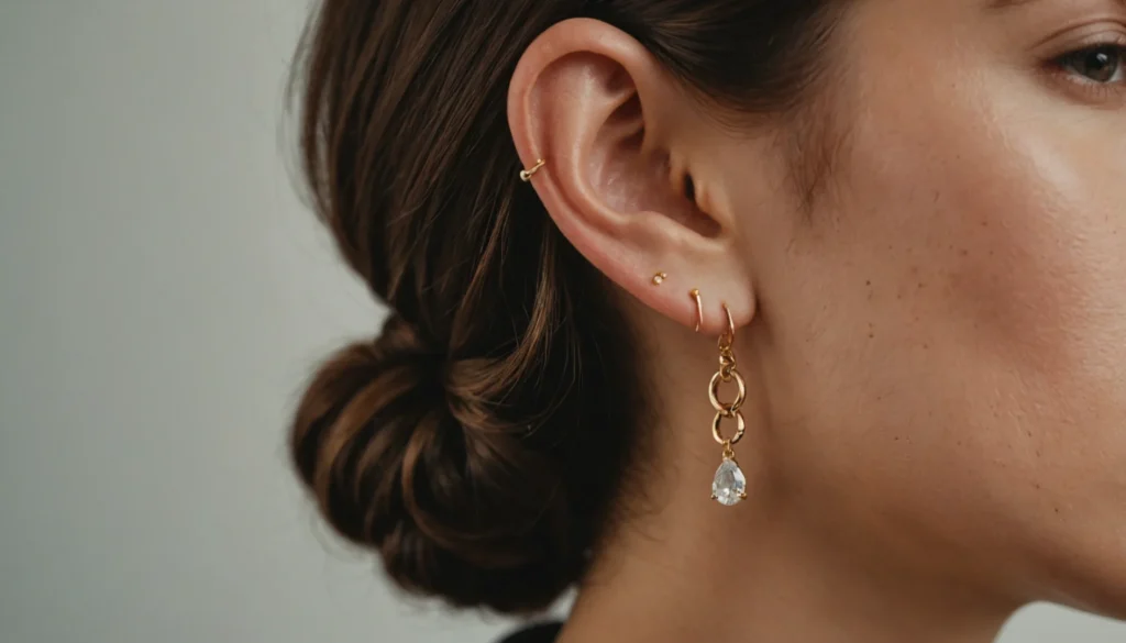 boucle d'oreilles 2eme trou