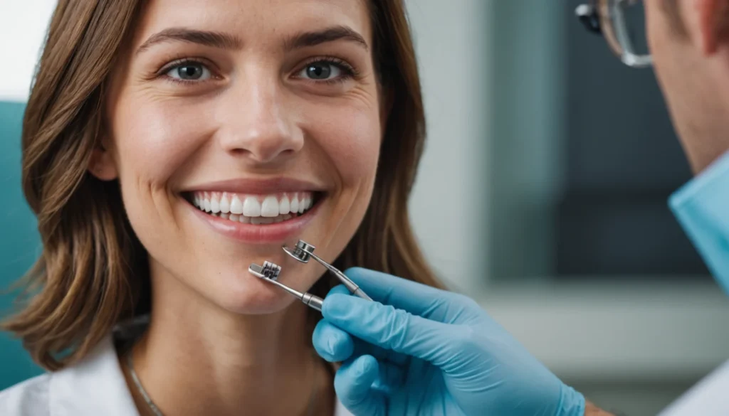 barre derriere les dents