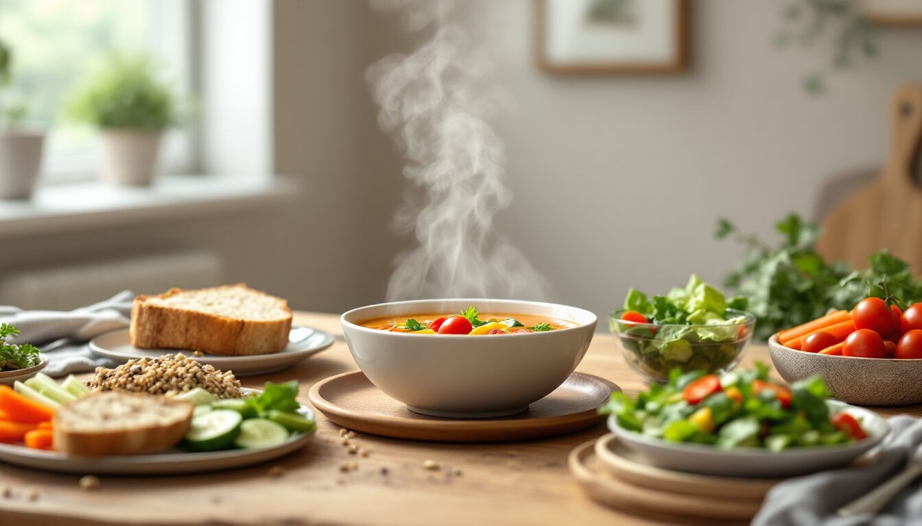 que manger avec une soupe le soir pour maigrir