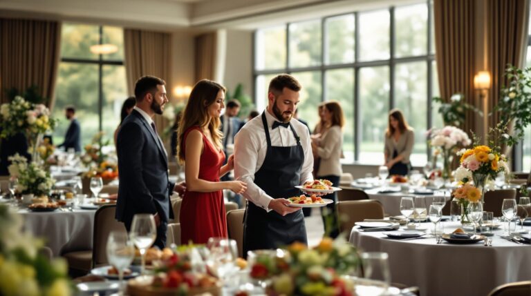 salle de reception avec traiteur