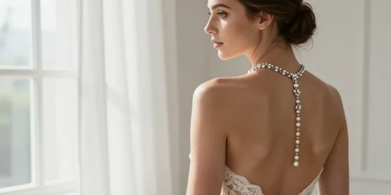 collier dos nu mariage